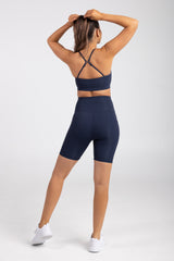 Sweat resistant activewear - statement navy sweat resistant sport bra - sweat resistant sport bra - sweat resistant crop