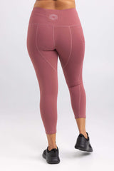 7/8 Length Leggings / Tights in Dusty Rose by Idea Athletic Activewear | Australian Activewear Brand